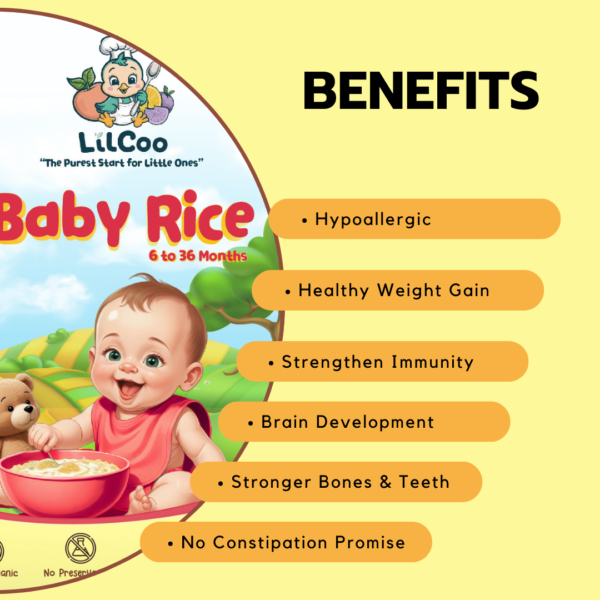 LilCoo Rice (300 gms) | Certified Arsenic-free Rice| Rich in 13 Nutrients - Image 4