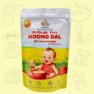 LilCoo Herbicide-Free Moong Dal (250 gms)| Organic Baby Food | Safe & Gentle on Tummy | Certified Toxin-free | Age - 6+ months
