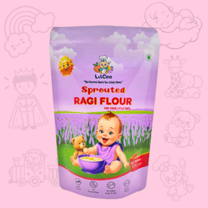 LilCoo Sprouted Ragi Flour for Babies (200 gms)| No Sugar No Salt | Organic Baby Food| Certified toxin free| Age - 6+ months