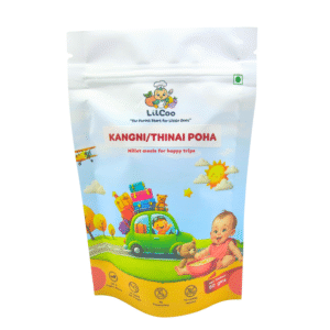 LilCoo Foxtail Millet Poha - Organic Thinai/Kangni/Korra Poha (50gms) : Energy rich Travel food for Babies & Toddlers