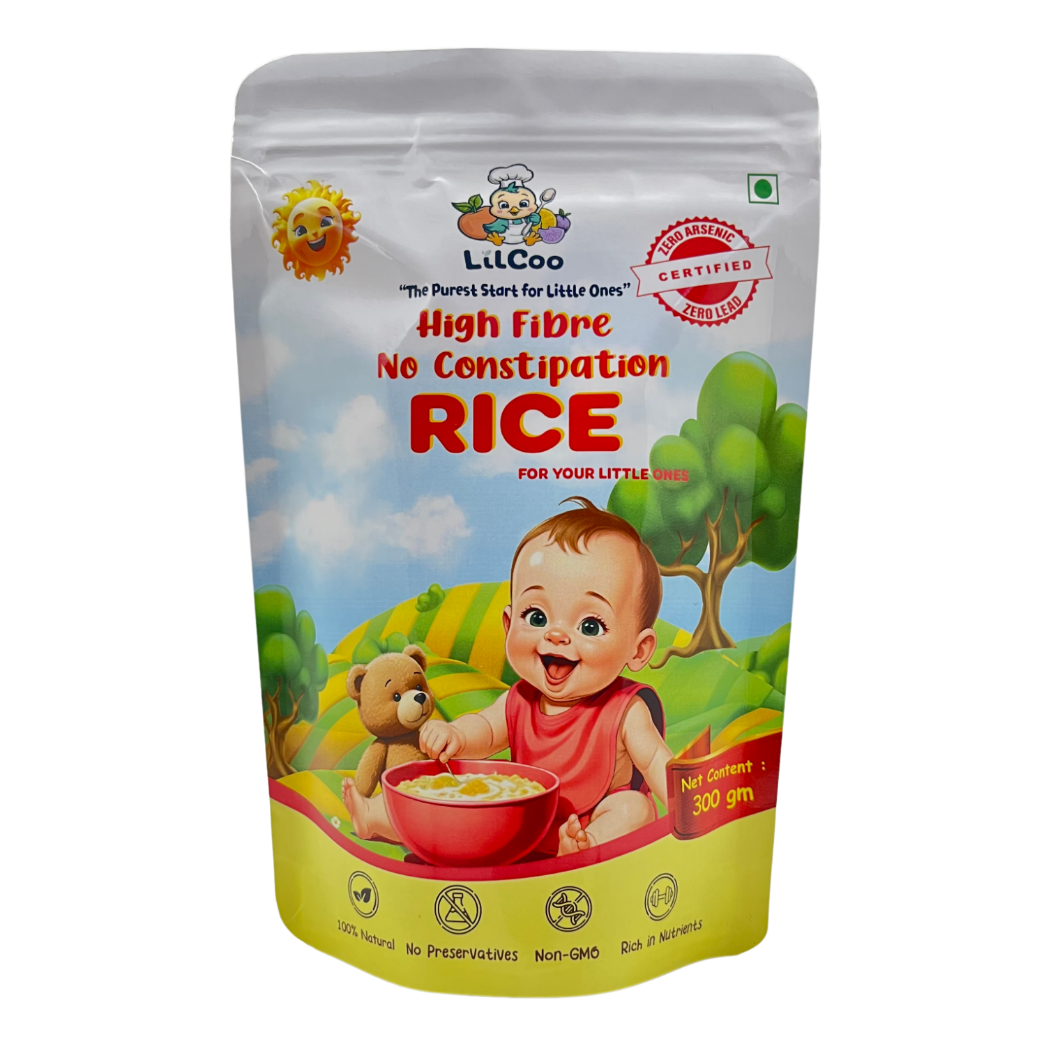 LilCoo High Fibre No Constipation Rice (300 gms)