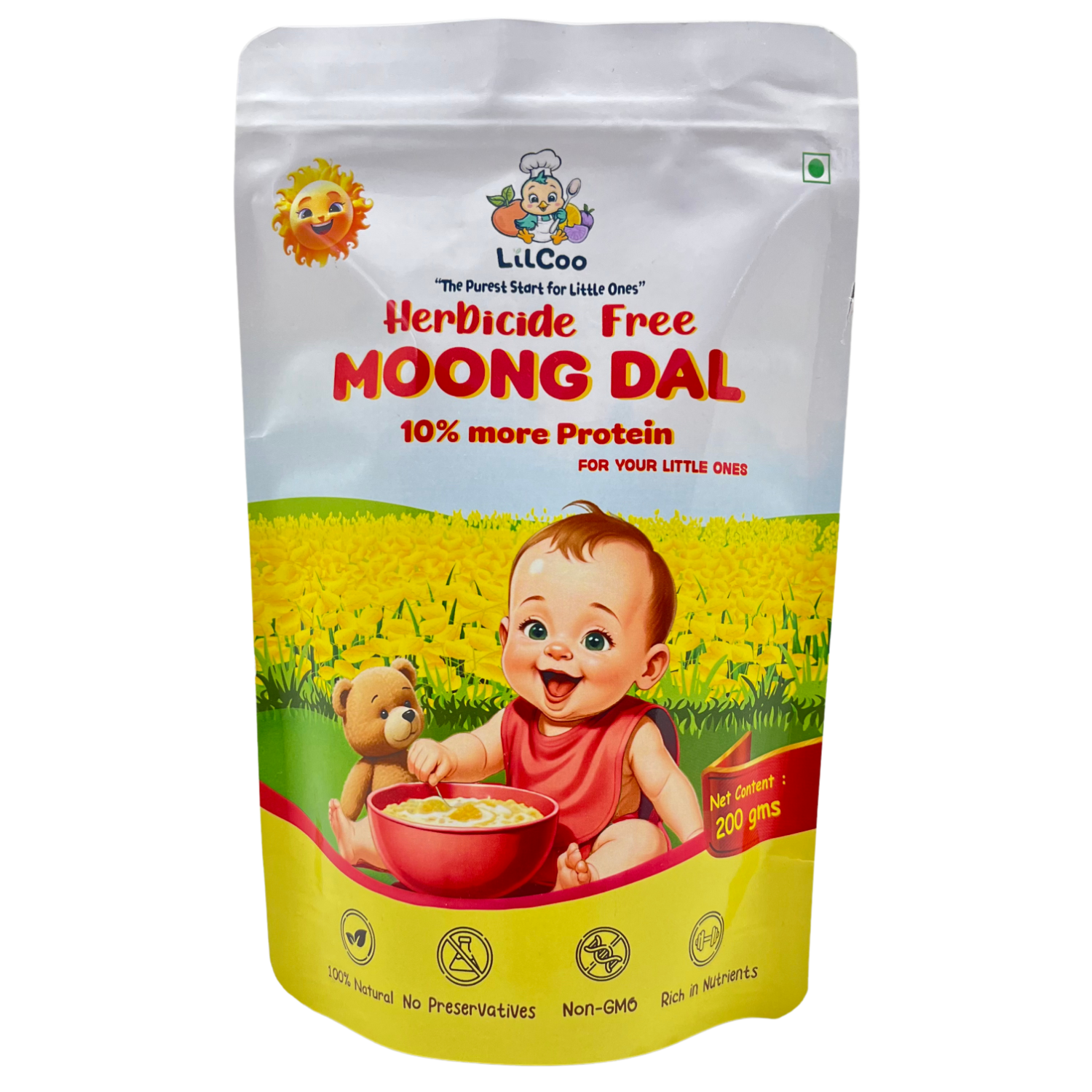 LilCoo Herbicide-Free Moong Dal