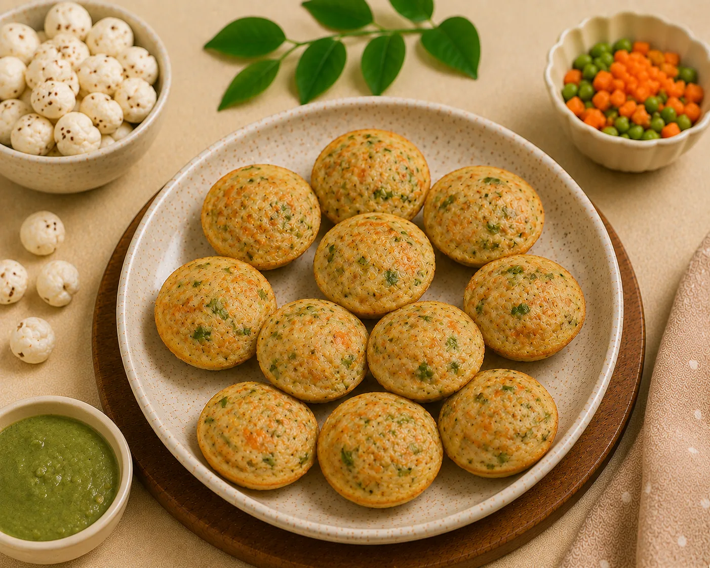 Appe for kids with Makhana - Healthy Toddler Snacks