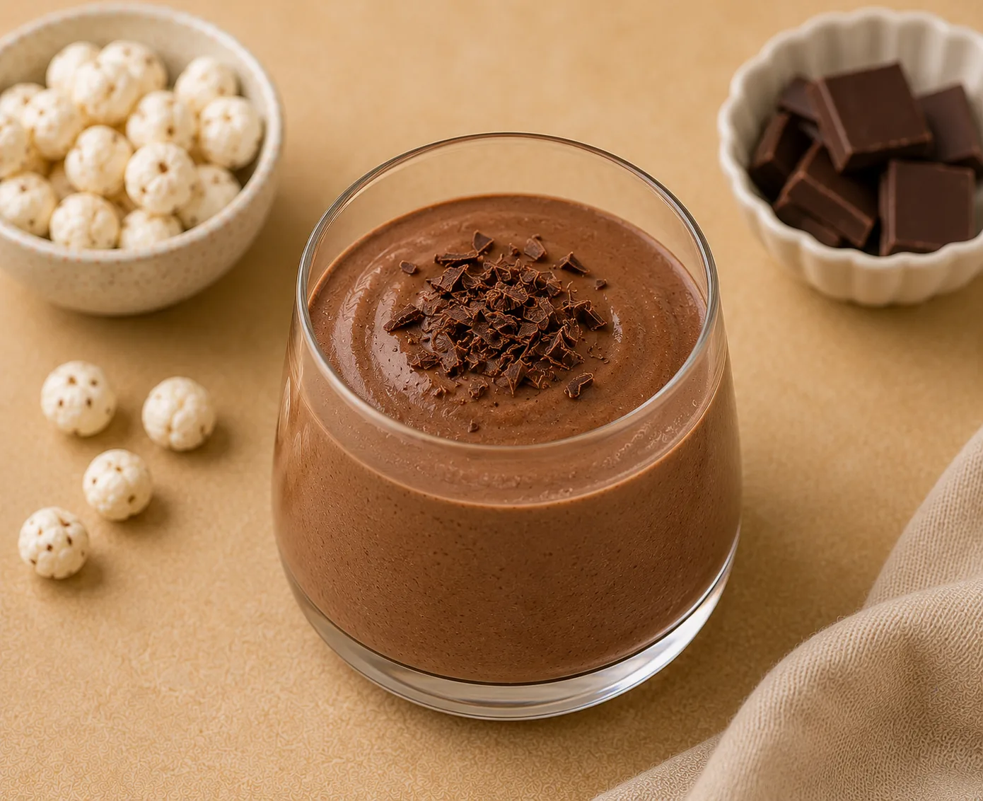 Makhana Chocolate Mousse - Healthy Dessert for Kids