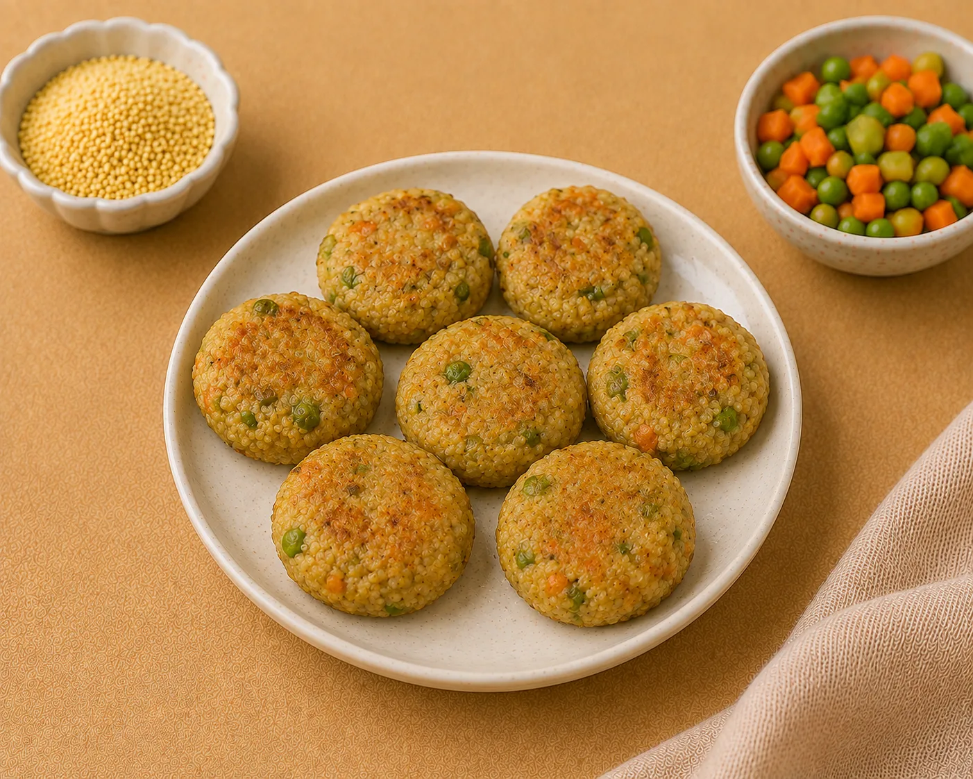 Millet Cutlets - Healthy Finger Food for Kids