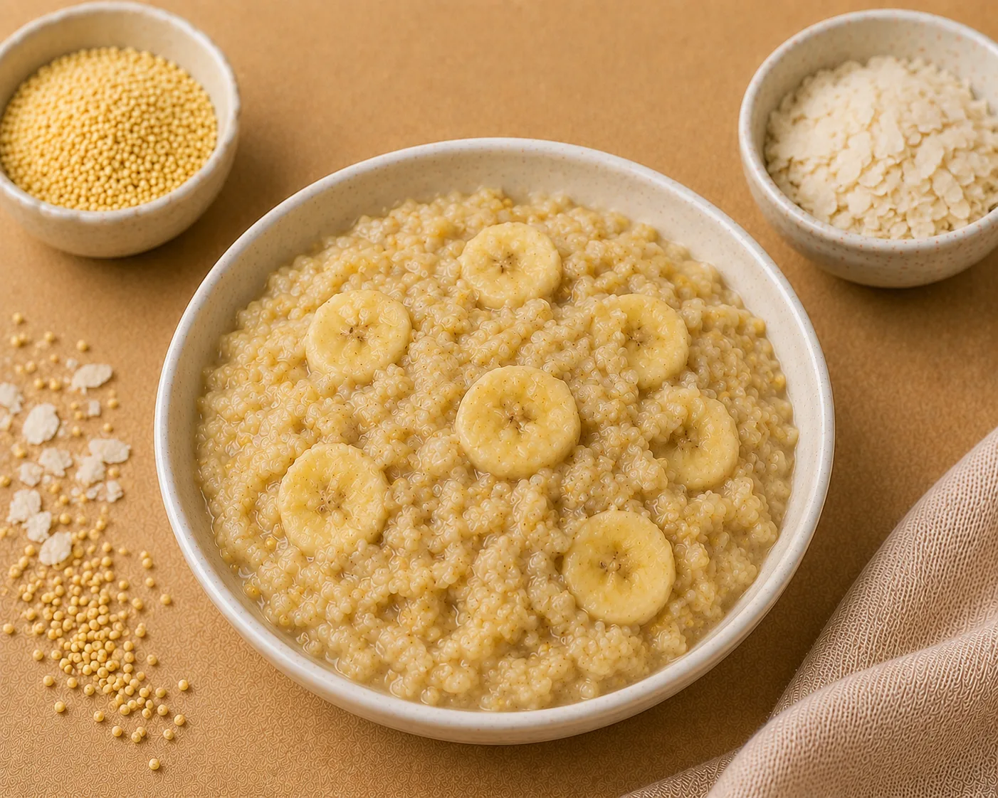 Millet Poha Banana - Sweet Millet Breakfast
