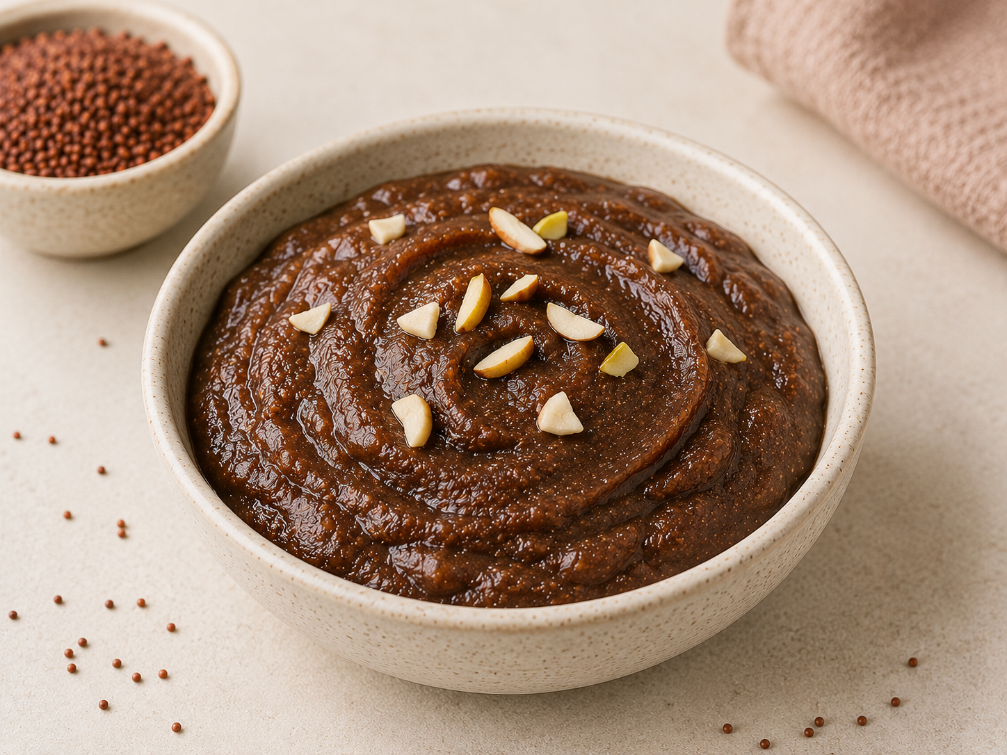 Ragi Pudding / Ragi Halwa - Sprouted Ragi Recipes