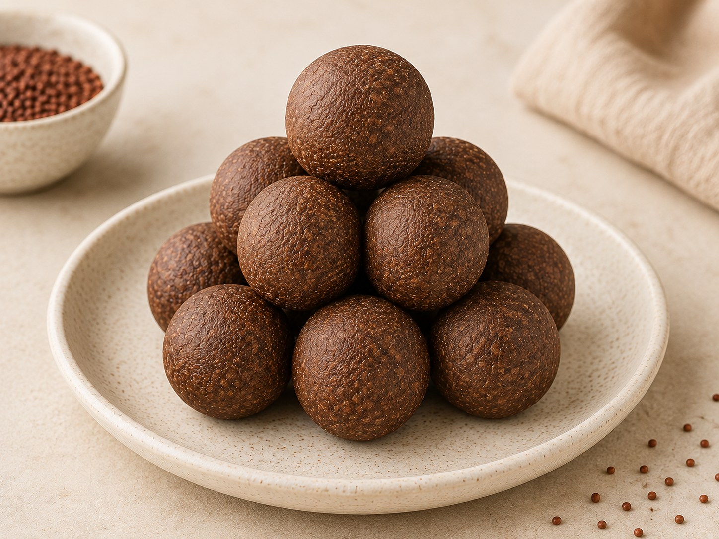 Ragi Laddoos - Sprouted Ragi Recipes for Babies