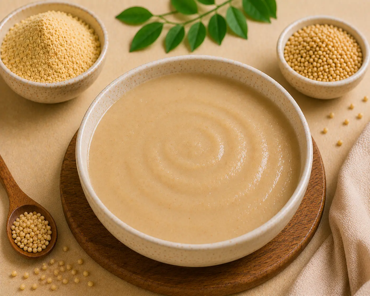 Sprouted Sattu Mavu Porridge / Kanji - Traditional Health Mix