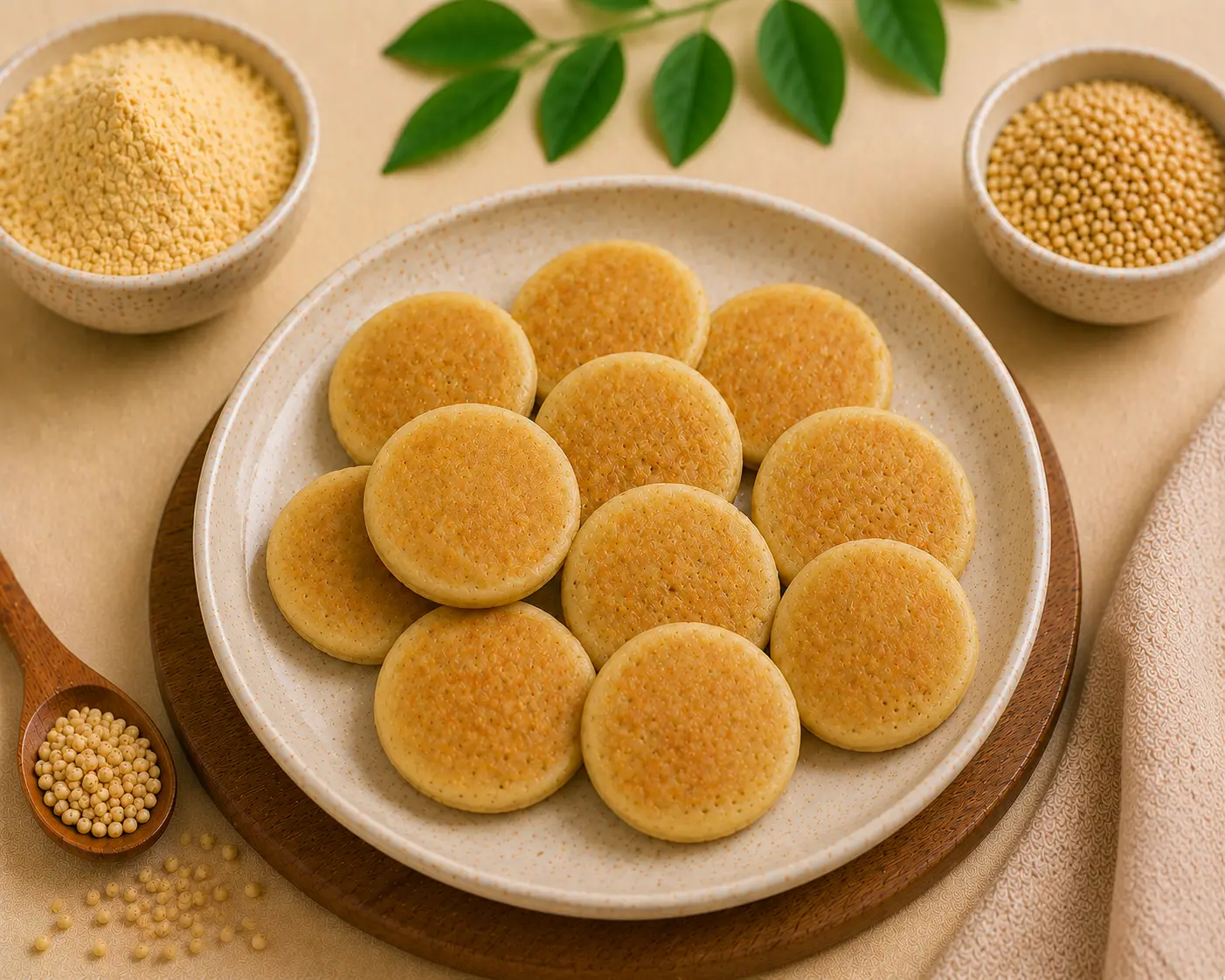 Sattu Mavu Shot Pancakes - Mini Pancakes for Kids