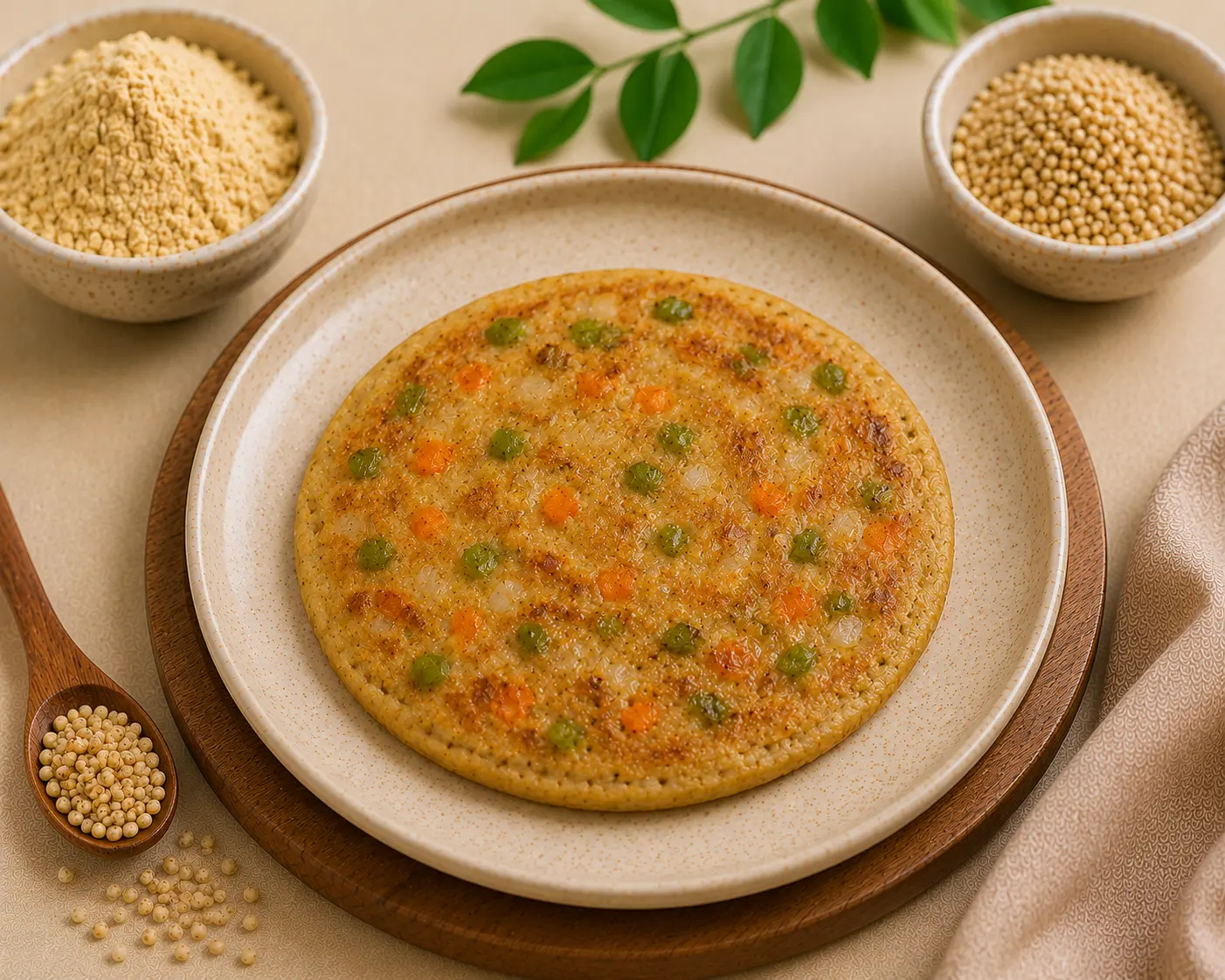 Sattu Mavu Uthapam - Healthy South Indian Baby Food