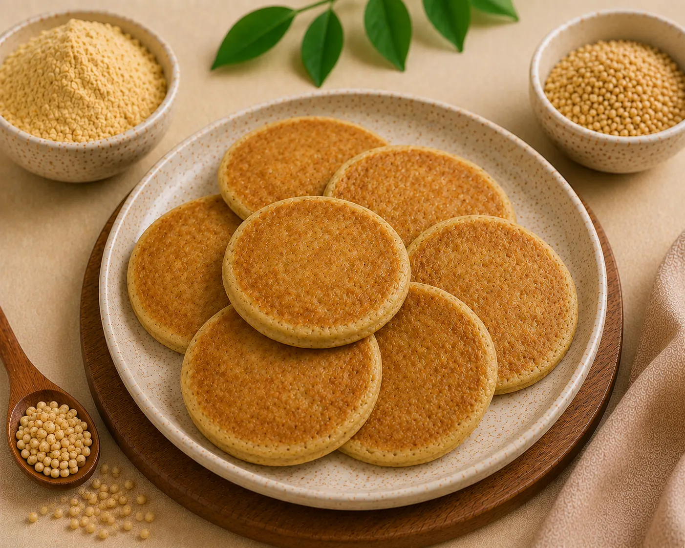 Sprouted Sattu Pancakes - Fluffy Baby Pancakes